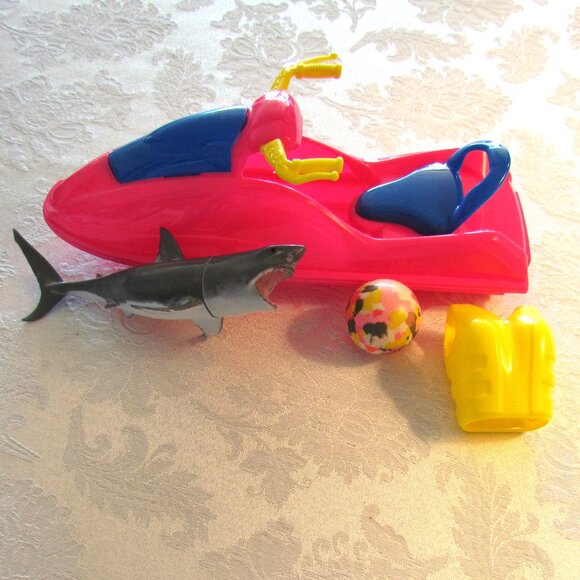 BARBIE + JET SKI + SHARK, CLOTHES, 1978 TAN BARBIE w BEAUTIFUL STREAKED HAIR EUC - Picture 12 of 12